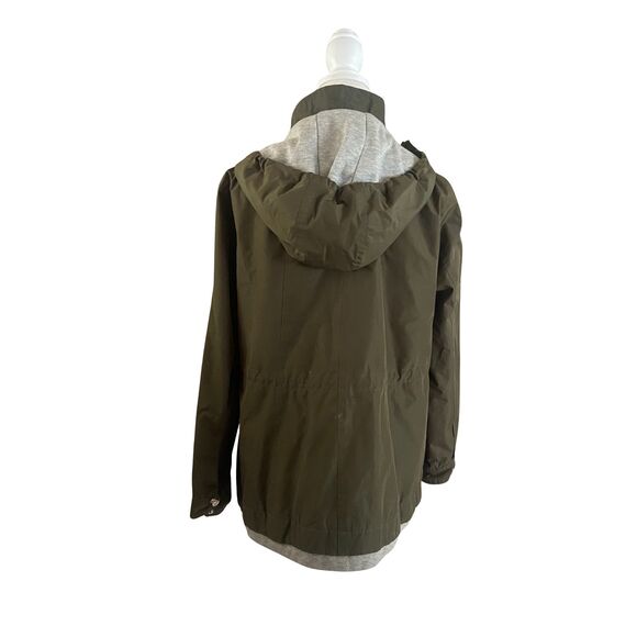 Intl d.e.t.a.i.l.s Womens XL Zip Front Jacket Dark Army Green Polyester - Picture 3 of 7